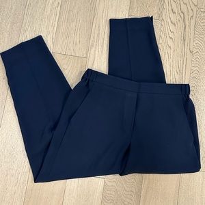Navy elastic pull on slacks dress work pants from J crew size 8